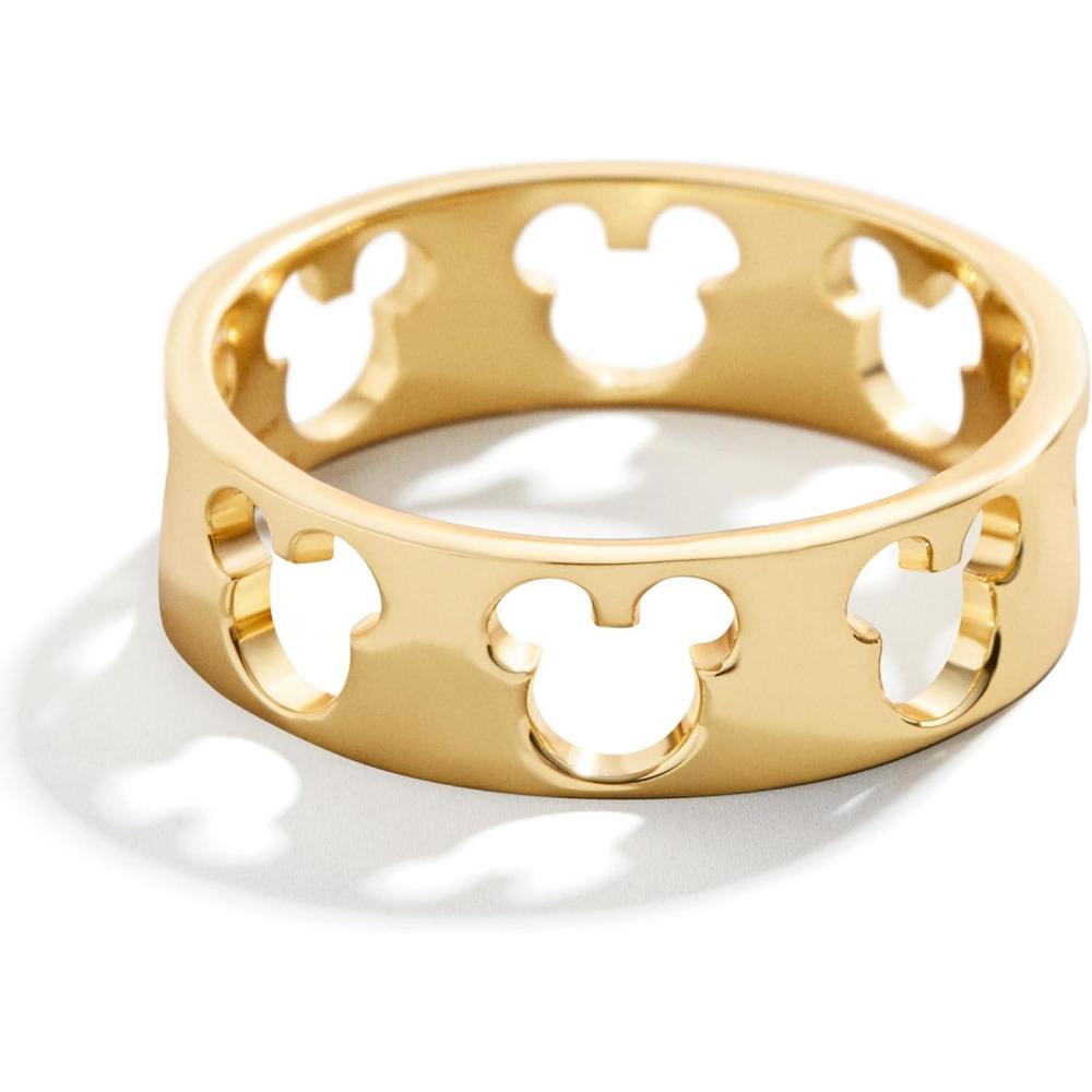 imageBaubleBar Disneys Mickey Mouse Outline 18K GoldPlated Sterling Silver RingGoldColored