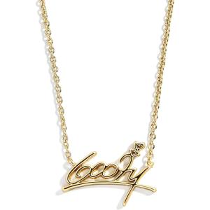 BaubleBar Disney Necklace – Gold(Goofy)