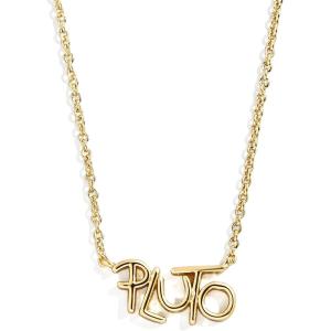 BaubleBar Disney Necklace – Gold(Pluto)