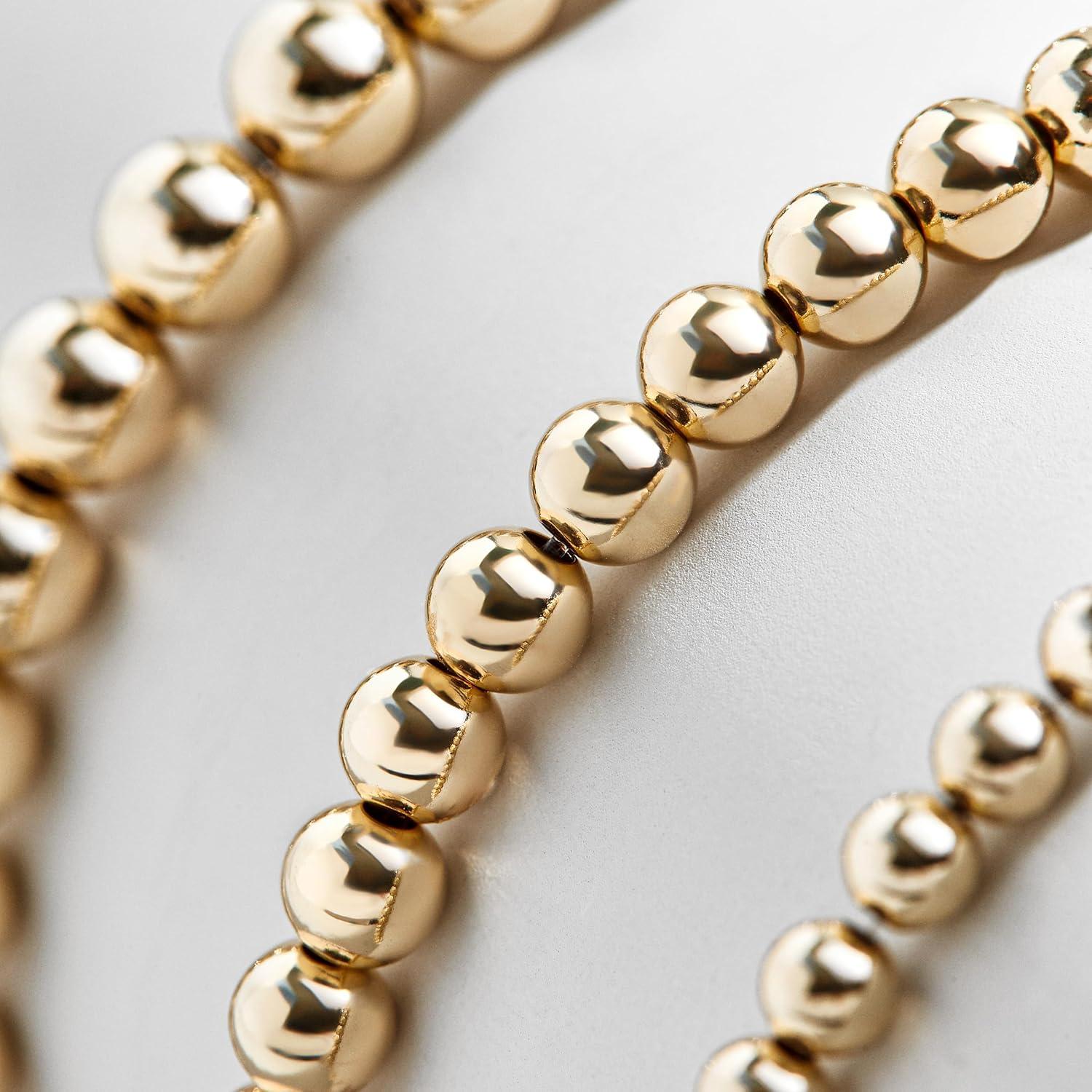 imageBaubleBar Pisa Bracelet 14K GoldFilled 5mm Beads4mm Beads