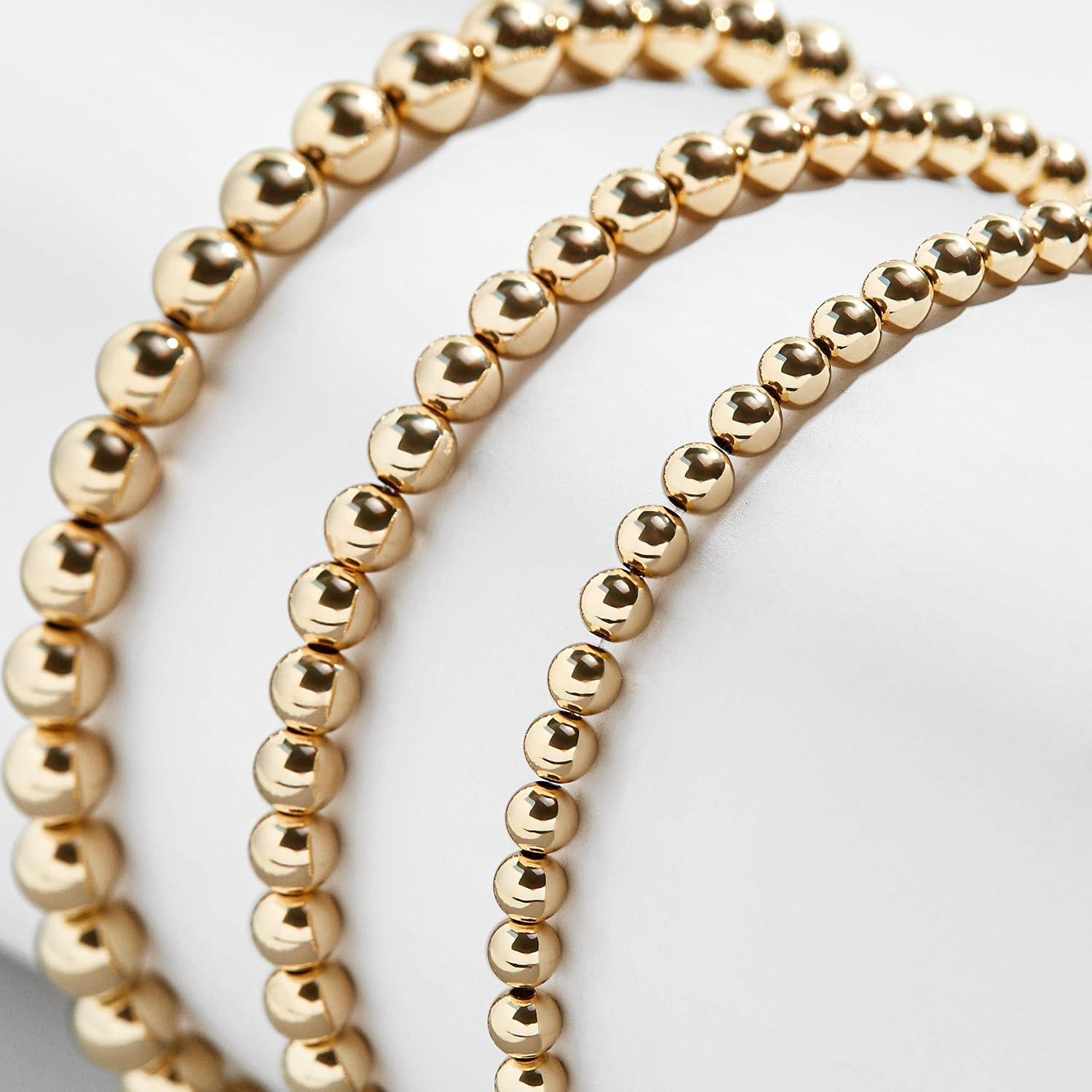 imageBaubleBar Pisa Bracelet 14K GoldFilled 5mm Beads4mm Beads