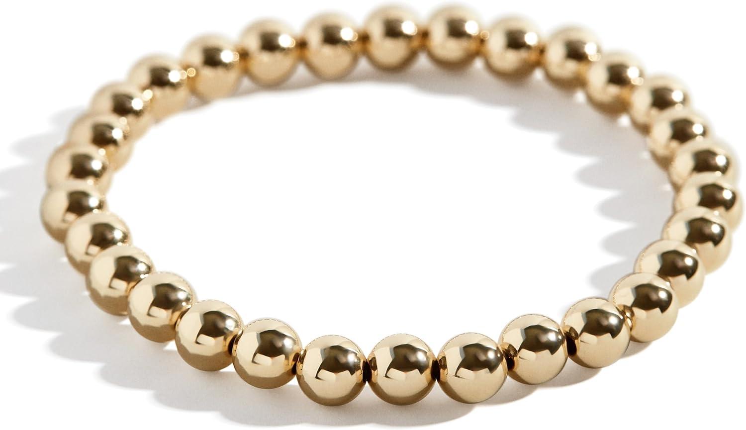 imageBaubleBar Pisa Bracelet 14K GoldFilled 5mm Beads4mm Beads