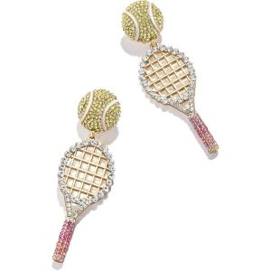 BaubleBar Sport-Themed Statement Earrings, Novelty Stud Earrings for Women, Costume Jewelry(Get Served)