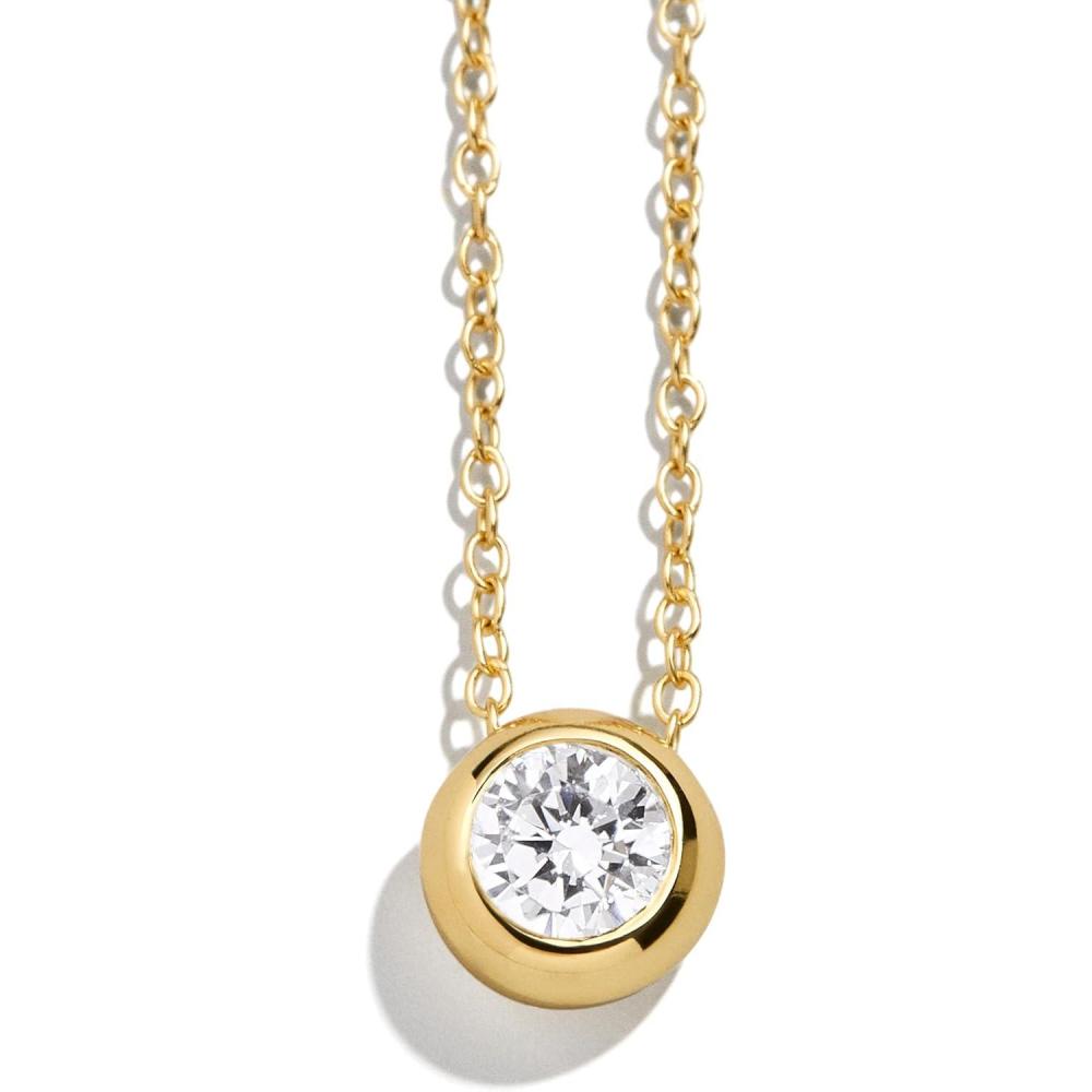 imageBaubleBar 18K GoldPlated Sterling Silver Birthstone Pendant NecklaceCrystalColored