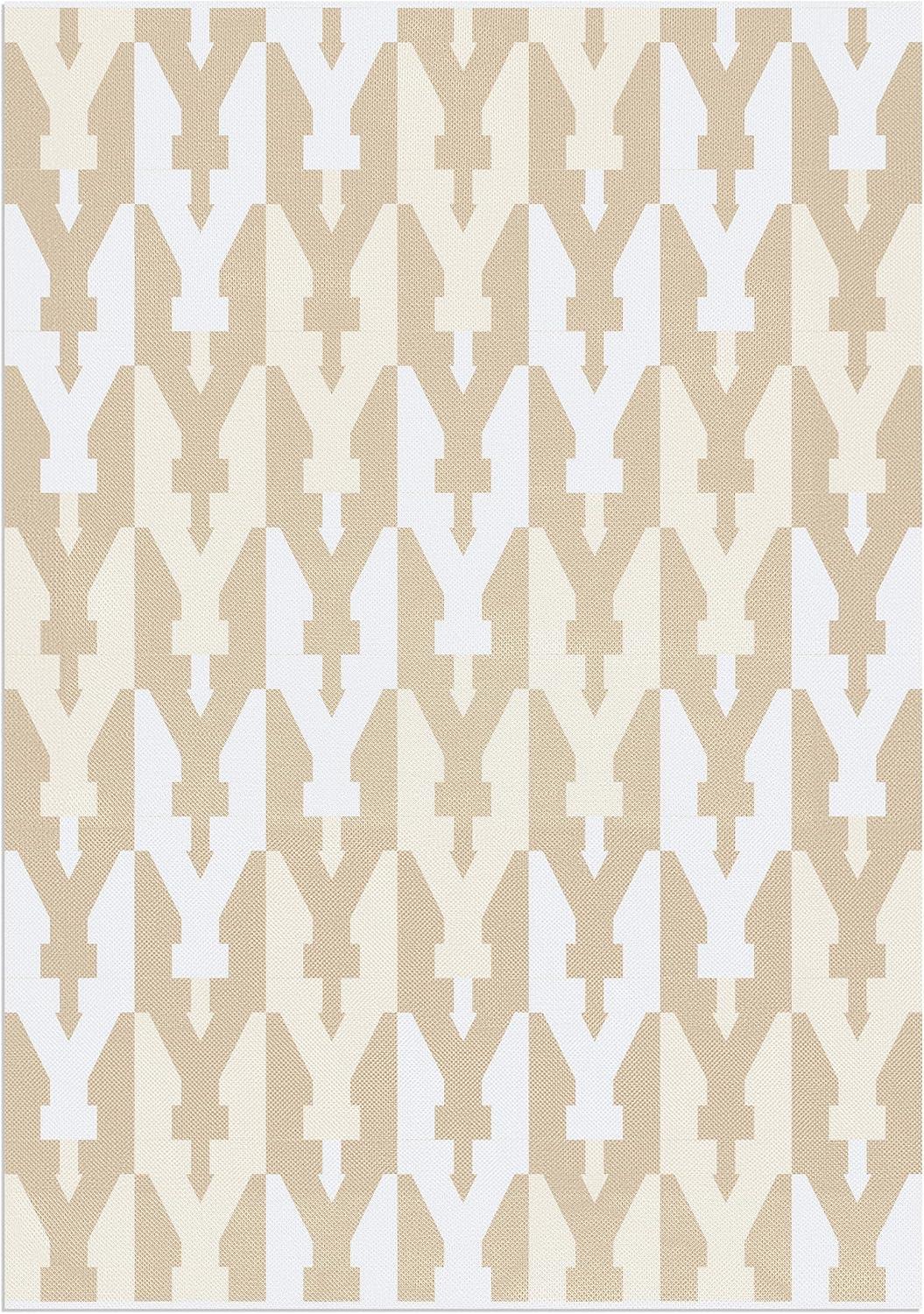 imageBaubleBar On Repeat Custom Throw Blanket NaturalBeige Letter SNaturalBeige