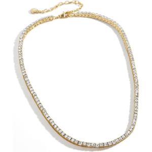 BaubleBar Women’s Bennett Tennis Necklace(Gold Plated Brass)