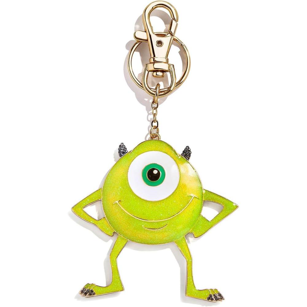 image:imageBaubleBar Licensed 2D Bag Charms  Assorted Character Keychains for All Ages  Perfect for GiftingMonsters Inc  Mike Wazowski
