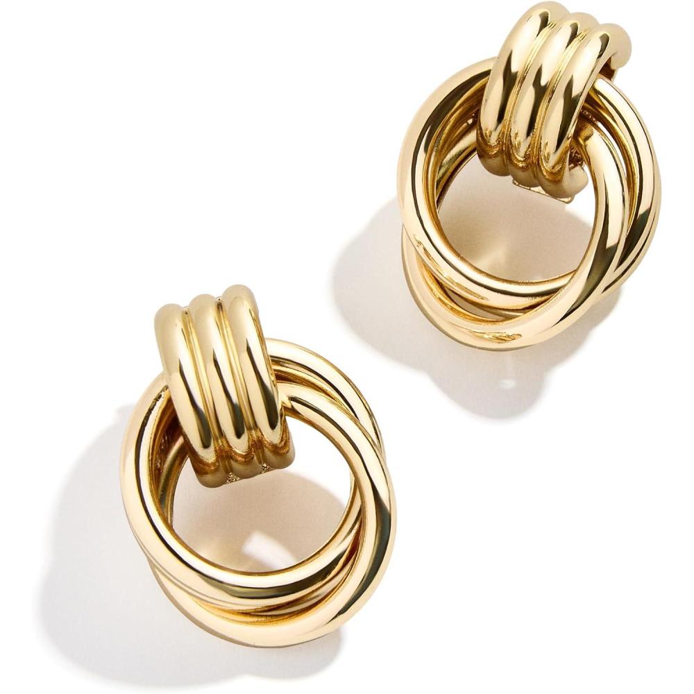 image:imageBaubleBar Fashion Earrings  Beautiful GoldPlated Statement Earrings for Women  Perfect for GiftingShiloh