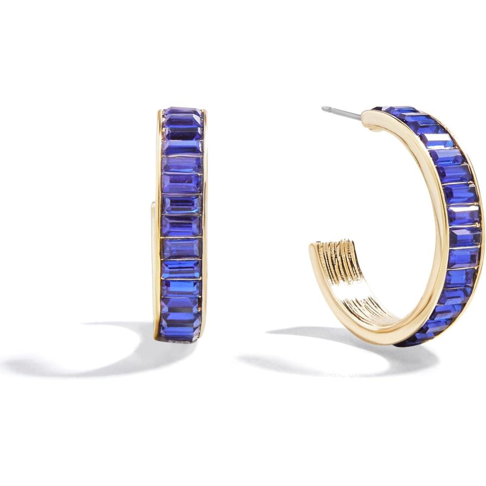 image:imageBaubleBar Hoop and Drop Earrings for Women Fashion Jewelry Beautiful and Giftable EarringsBlue Hoop