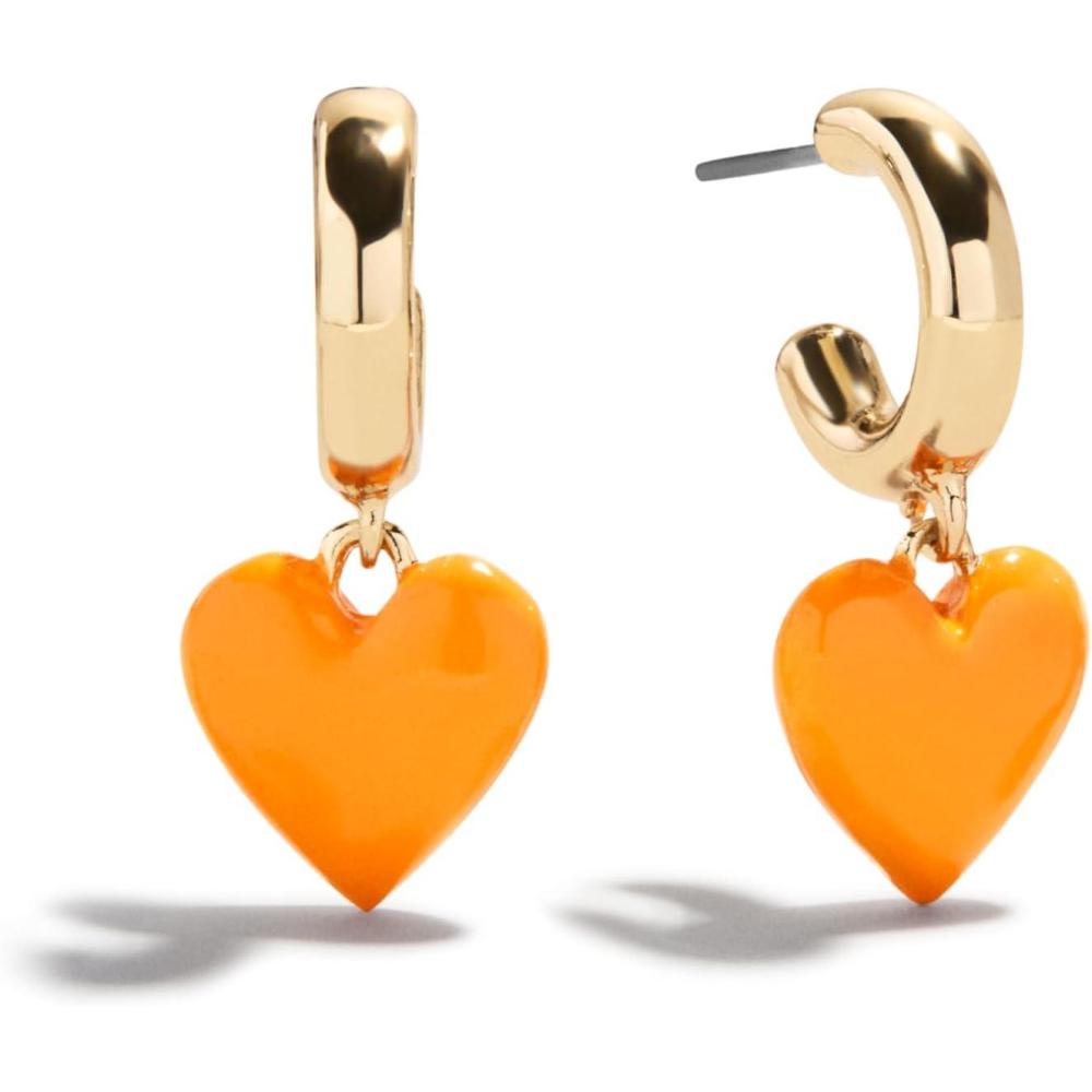 image:imageBaubleBar Hoop and Drop Earrings for Women Fashion Jewelry Beautiful and Giftable EarringsLight Orange Drop