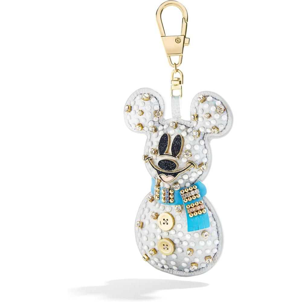 image:imageBaubleBar Licensed Halloween Christmas Seasonal Bag Charms  Giftable and Fun Keychains for All AgesMickey Mouse Snowman