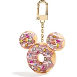 BaubleBar Disney Mickey Mouse Food Themed Bag Charms(Mickey Mouse – Pink Donut Bag Charm)