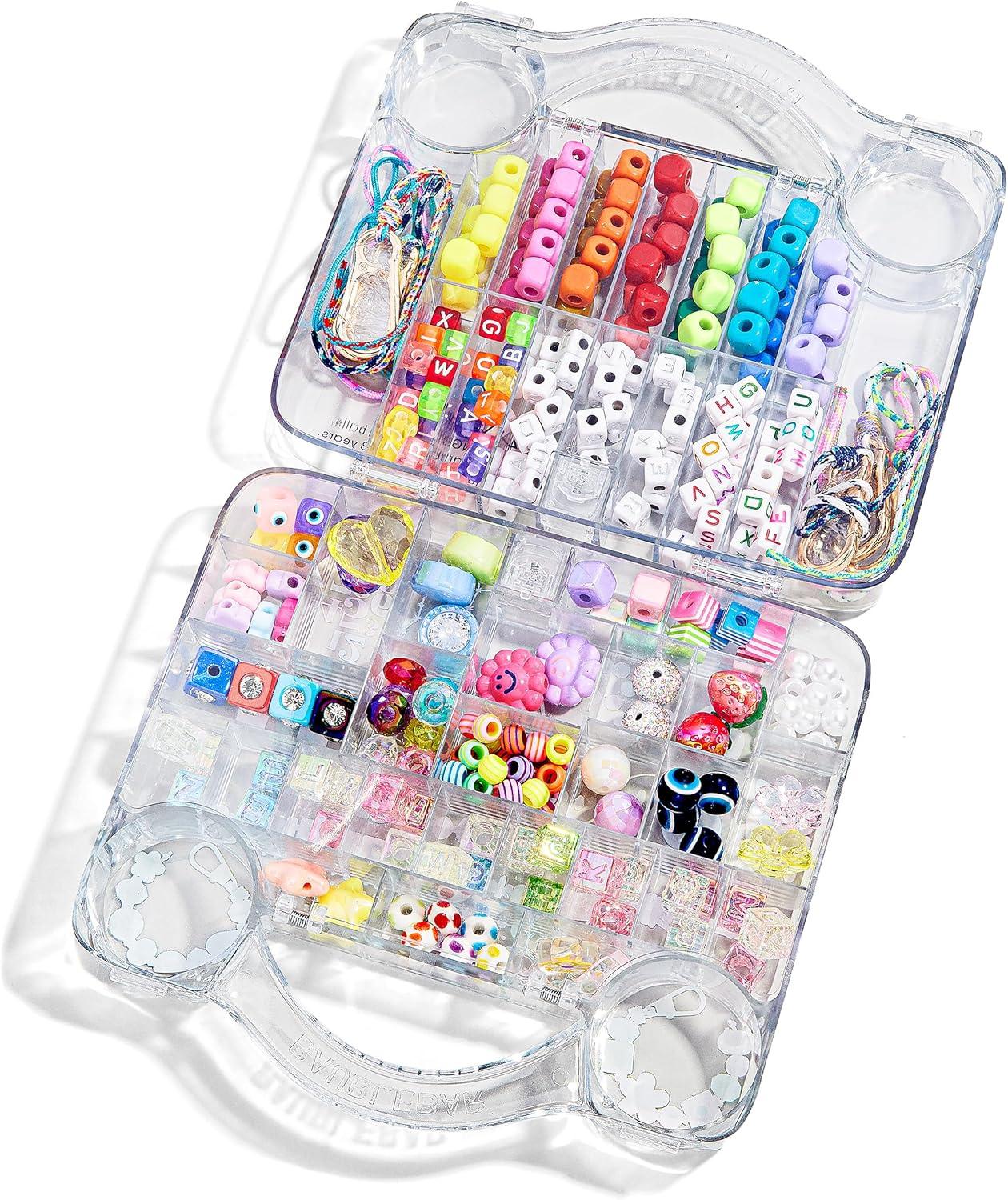 image:imageBaubleBar Ultimate DIY Bracelet Kit  1000 Pcs  Great for a Gift or Party  Bracelet Jewelry Making Kit with BeadsBag Charm Kit