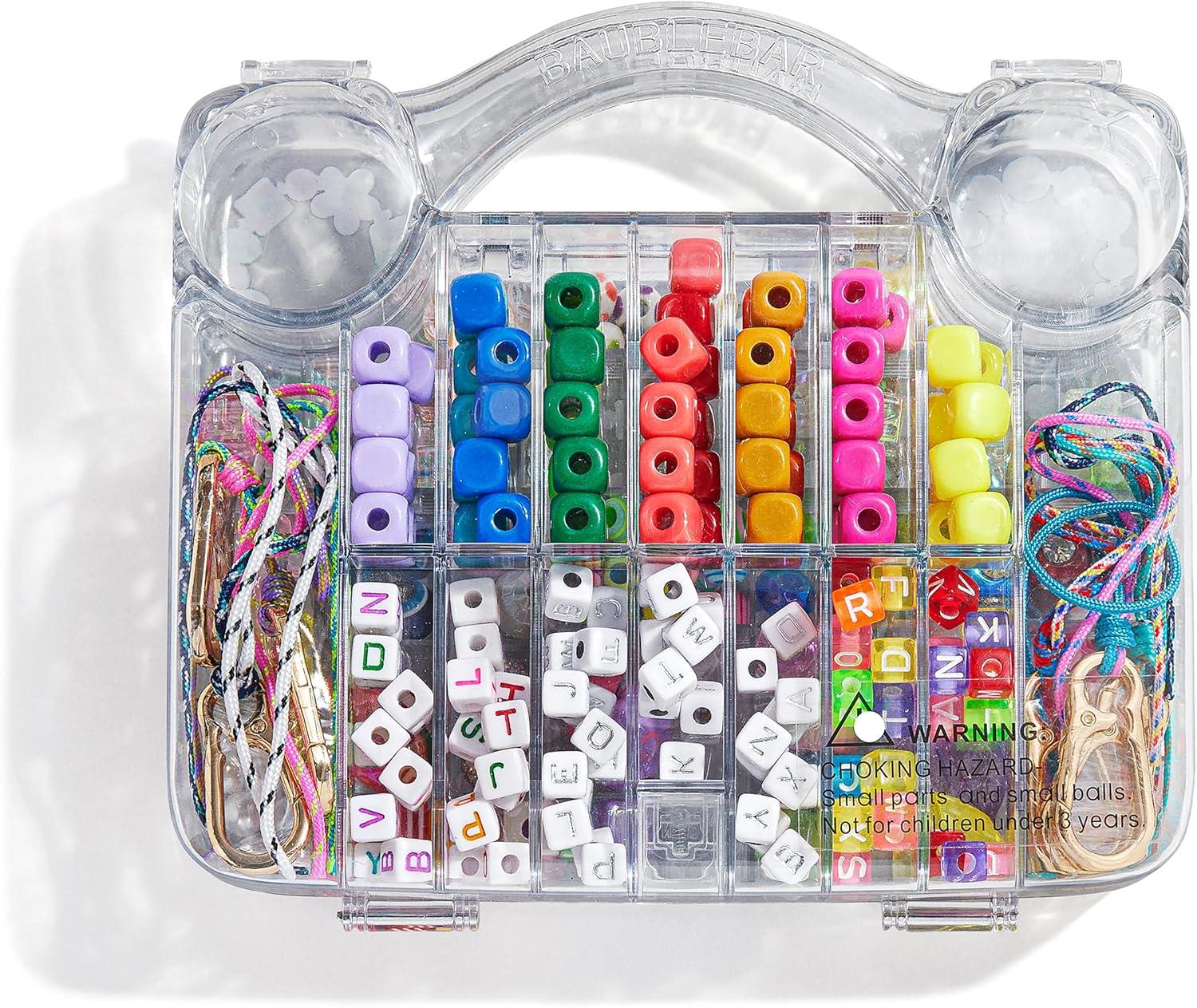 image:imageBaubleBar Ultimate DIY Bracelet Kit  1000 Pcs  Great for a Gift or Party  Bracelet Jewelry Making Kit with BeadsBag Charm Kit