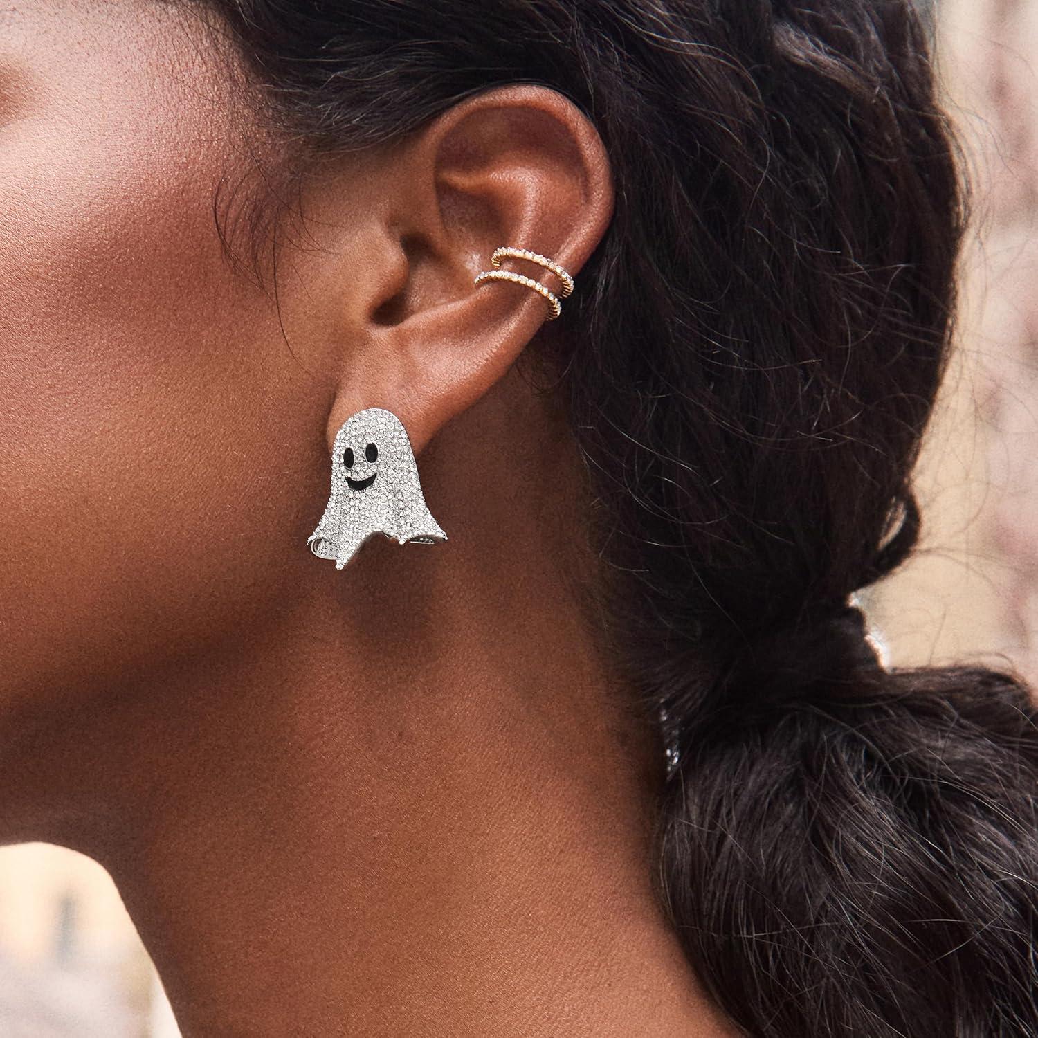 image:imageBaubleBar Seasonal Novelty Earrings for Women Beautiful and Giftable Holiday and Themed Earrings for Parties and EventsGhoul Friend