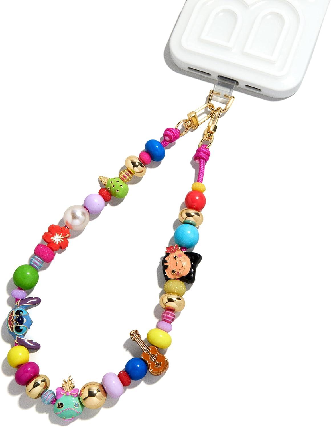 image:imageBaubleBar x Disney Phone Charm Licensed Quality Beaded Phone Charms Colorful and Trendy Accessories for All Ages Universal Fit Great Gift OpportunityLilo Stitch