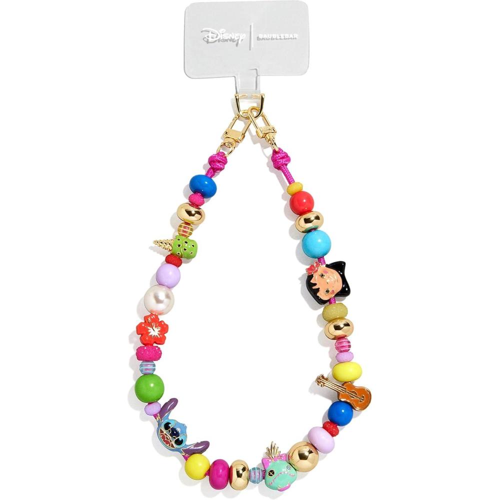 image:imageBaubleBar x Disney Phone Charm Licensed Quality Beaded Phone Charms Colorful and Trendy Accessories for All Ages Universal Fit Great Gift OpportunityLilo Stitch